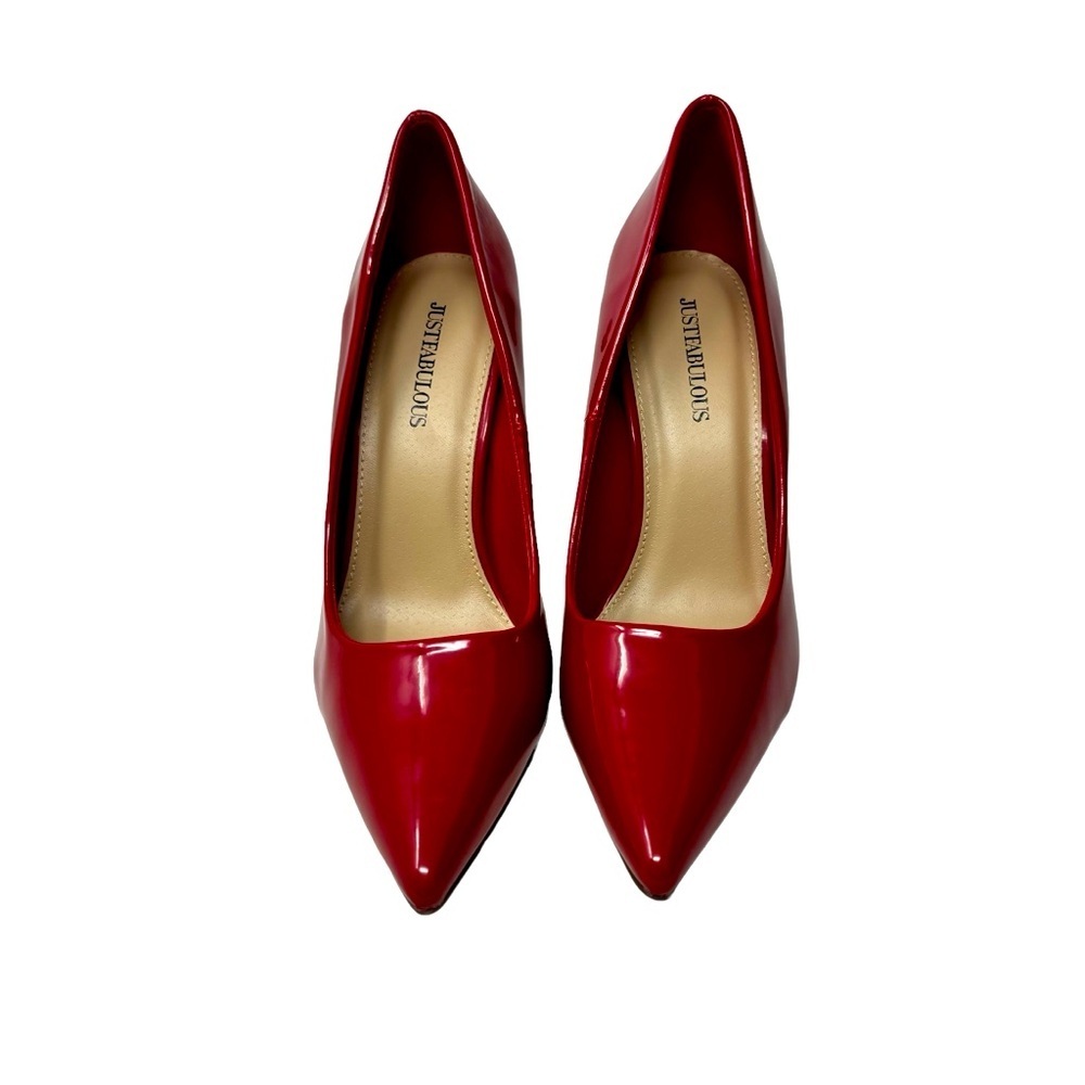 Justfabulous | Red 4” Heels | Pumps | Size 7 | NWOT - Picture 3 of 8